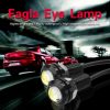 10pcs 23mm 1.5W DC12V Motorcycle Eagle Eye Light Double Lens Strobe Light (White Light) - Image 10