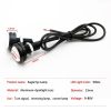 10pcs 23mm 1.5W DC12V Motorcycle Eagle Eye Light Double Lens Strobe Light (White Light) - Image 3