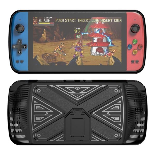 SUBOR Q900 TPU Game Console Protective Case with Holder (Black)