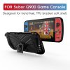 SUBOR Q900 TPU Game Console Protective Case with Holder (Black) - Image 2