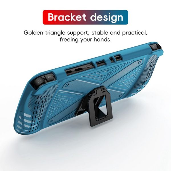 SUBOR Q900 TPU Game Console Protective Case with Holder (Black) - Image 3
