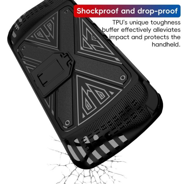 SUBOR Q900 TPU Game Console Protective Case with Holder (Black) - Image 4