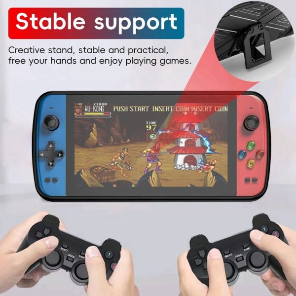 SUBOR Q900 TPU Game Console Protective Case with Holder (Black) - Image 7