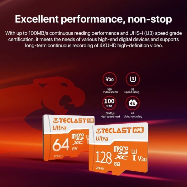 Teclast U3 Ultra High Speed TF Card / Micro SD Card, Memory: 32GB - Image 3