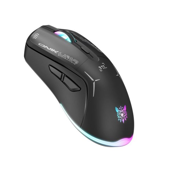ONIKUMA CW917 RGB 4800DPI Dual Mode Wired + 2.4GHz Wireless Mouse (Black) - Image 2