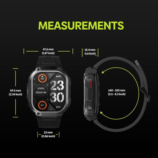 Zeblaze Thor SQ 2.13 inch Screen Smart Watch, 4G Network Android 8.1 2GB+16GB (Black) - Image 11