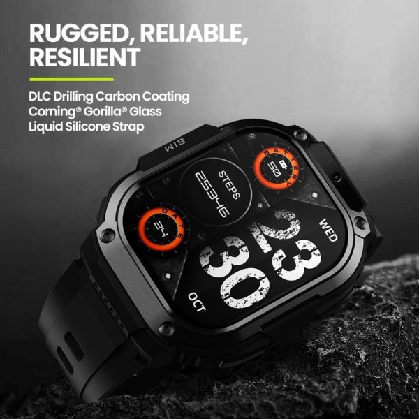 Zeblaze Thor SQ 2.13 inch Screen Smart Watch, 4G Network Android 8.1 2GB+16GB (Black) - Image 4