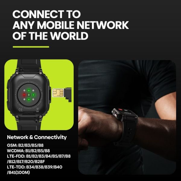 Zeblaze Thor SQ 2.13 inch Screen Smart Watch, 4G Network Android 8.1 2GB+16GB (Black) - Image 5