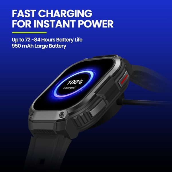 Zeblaze Thor SQ 2.13 inch Screen Smart Watch, 4G Network Android 8.1 2GB+16GB (Black) - Image 9