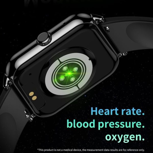 CY13 1.9 inch IPS Square Screen Smart Watch Supports Bluetooth Calls / Health Monitoring (Black) - Image 9
