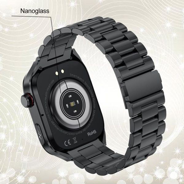 TK16 2.04 inch LCD Screen Silicone Strap Smart Watch Supports Health Monitoring (Blue) - Image 7
