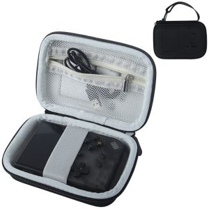 ANBERNIC RG35XX Plus Game Console Storage Bag Handheld Console Protective Case (Black)