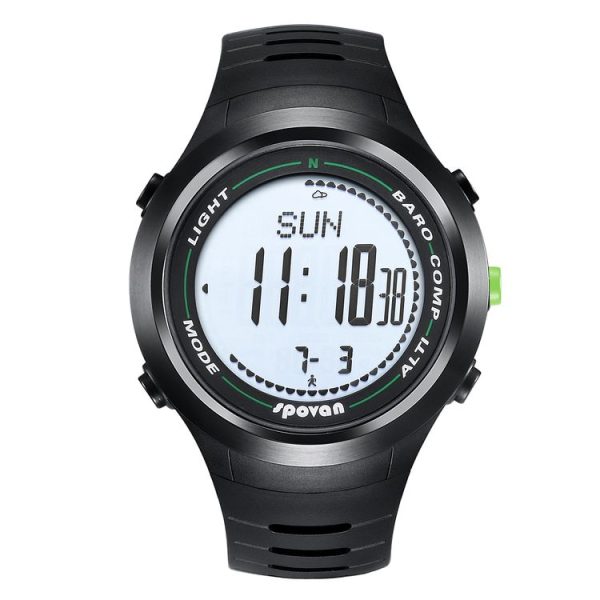 SPOVAN Leader 2 Multifunctional Outdoor Sports Compass Watch (Black Gloss) - Image 2