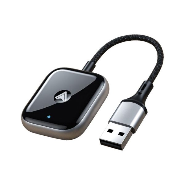 Android Car Carplay Box Wired to Wireless Auto Conversion Adapter (Black)