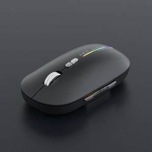 IMICE G901 Bluetooth Dual Mode 7-Button Silent Wireless Gaming Mouse (Black)