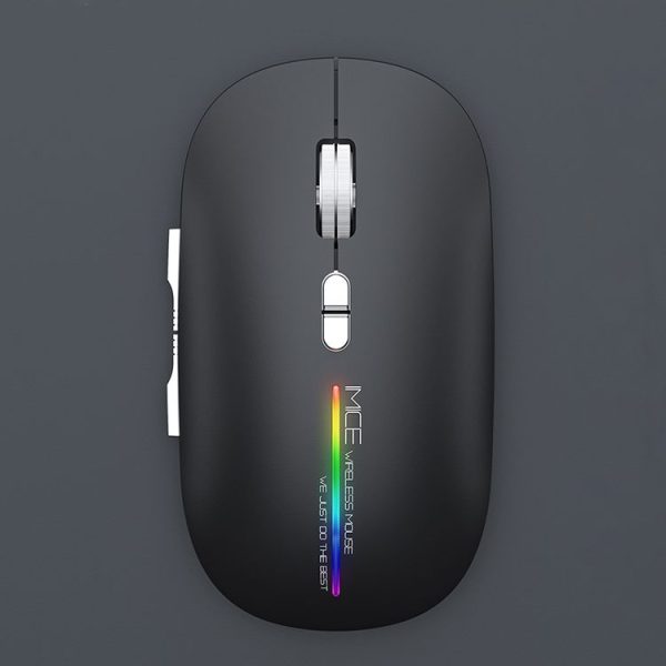 IMICE G901 Bluetooth Dual Mode 7-Button Silent Wireless Gaming Mouse (Black) - Image 2