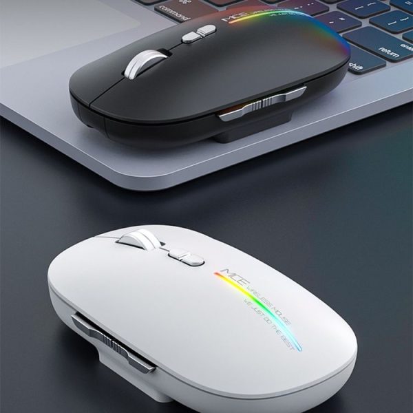 IMICE G901 Bluetooth Dual Mode 7-Button Silent Wireless Gaming Mouse (Black) - Image 3
