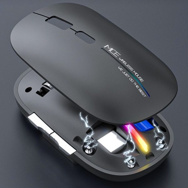 IMICE G901 Bluetooth Dual Mode 7-Button Silent Wireless Gaming Mouse (Black) - Image 8