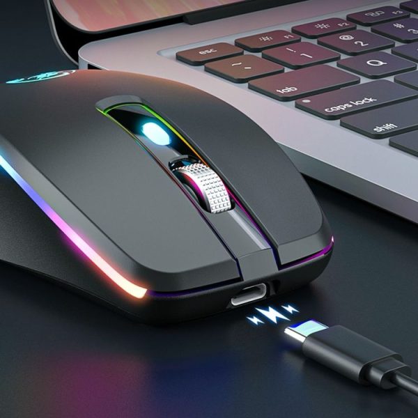 IMICE G903 2.4G Single Mode 6-key Silent Wireless Gaming Mouse (Silver) - Image 5