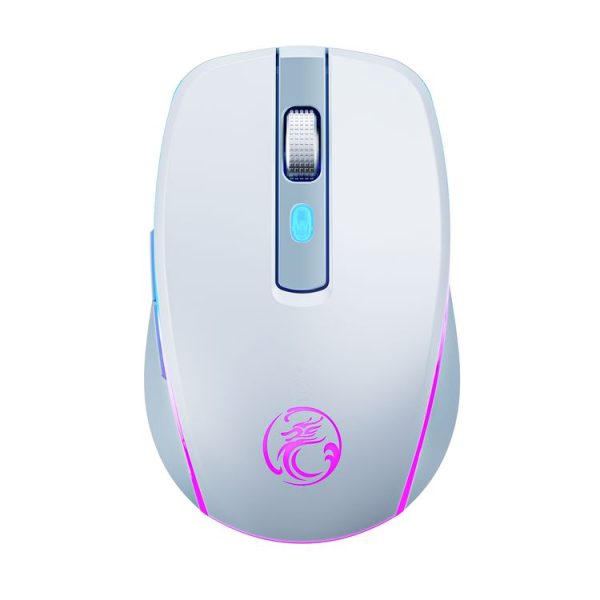 IMICE G903 Bluetooth Dual Mode 6-key Silent Wireless Gaming Mouse (Silver)