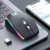 IMICE G903 Bluetooth Dual Mode 6-key Silent Wireless Gaming Mouse (Silver) - Image 3