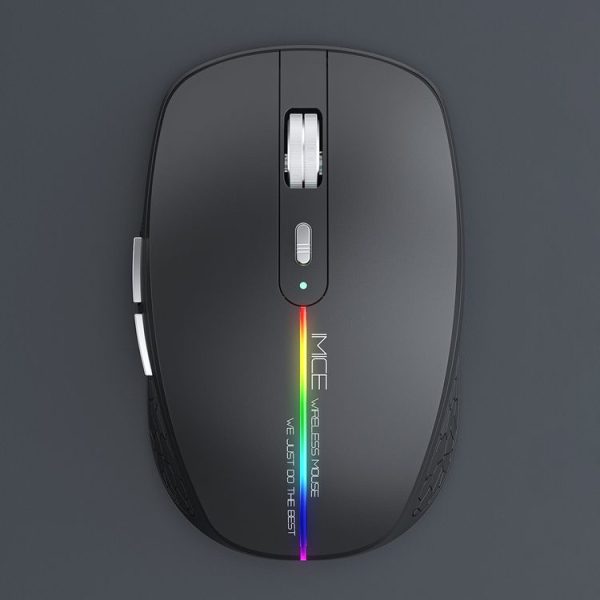 IMICE G904 Dual Mode 6-Key Silent Wireless Gaming Mouse (Black) - Image 2