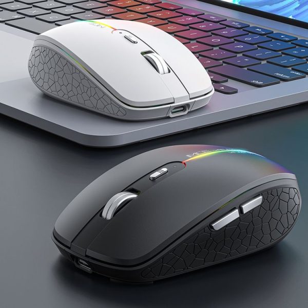 IMICE G904 Dual Mode 6-Key Silent Wireless Gaming Mouse (Black) - Image 3