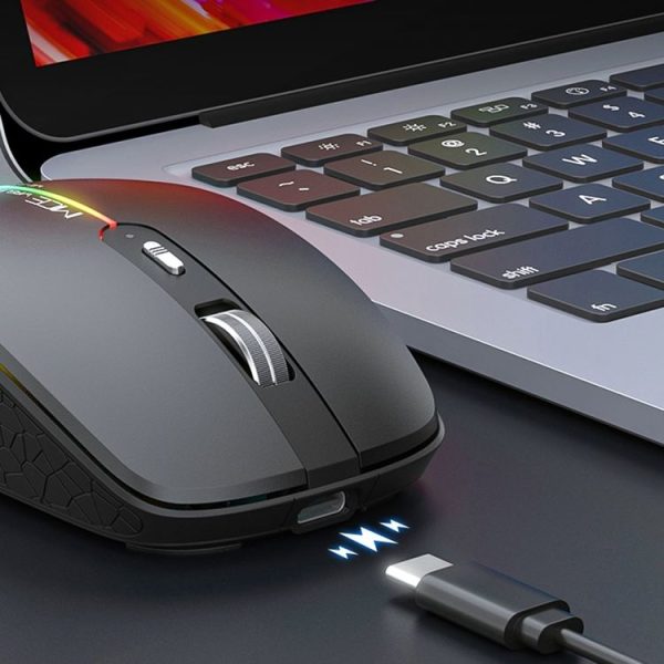 IMICE G904 Dual Mode 6-Key Silent Wireless Gaming Mouse (Black) - Image 5