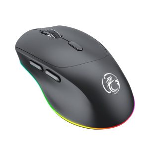 IMICE G905 Bluetooth Dual Mode 6-Key Silent Wireless Gaming Mouse (Black)