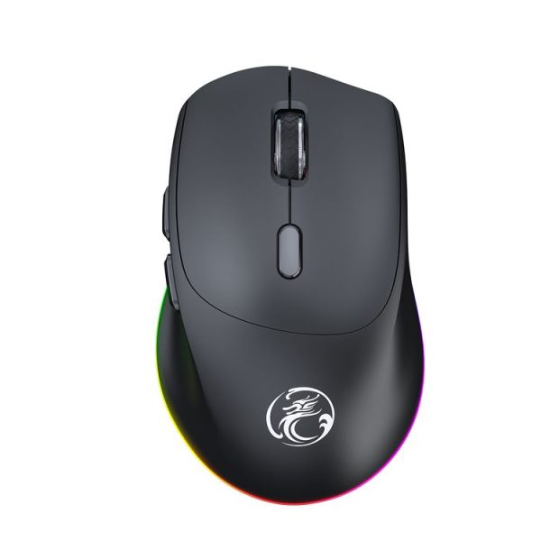 IMICE G905 Bluetooth Dual Mode 6-Key Silent Wireless Gaming Mouse (Black) - Image 2