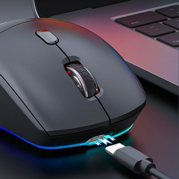 IMICE G905 Bluetooth Dual Mode 6-Key Silent Wireless Gaming Mouse (Black) - Image 6