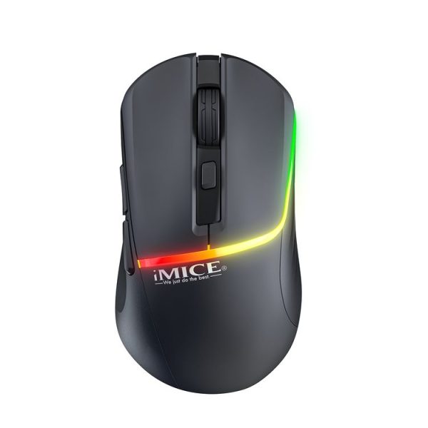 IMICE G902 Bluetooth Dual Mode 6-Key Silent Wireless Gaming Mouse (Black) - Image 3