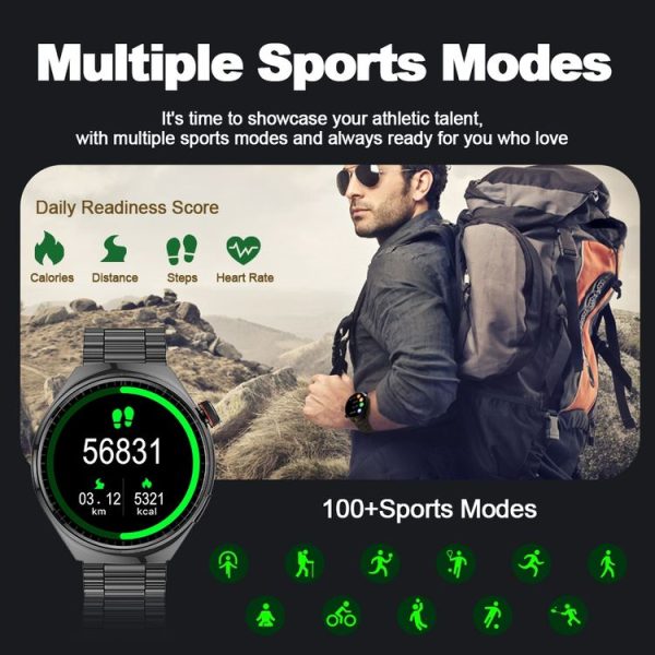 LEMFO LF38 1.6 inch IPS Screen Silicone Strap Smart Watch Supports Blood Oxygen Monitoring (Black) - Image 9