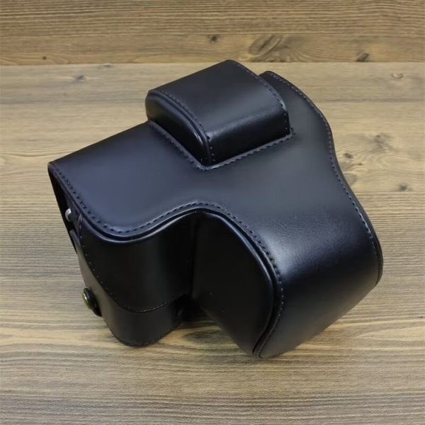 FUJIFILM X-S20 Full Body Leather Camera Case Bag with Strap (Black)