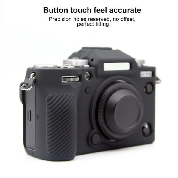 FUJIFILM X-T5 Soft Silicone Protective Case (Black) - Image 3