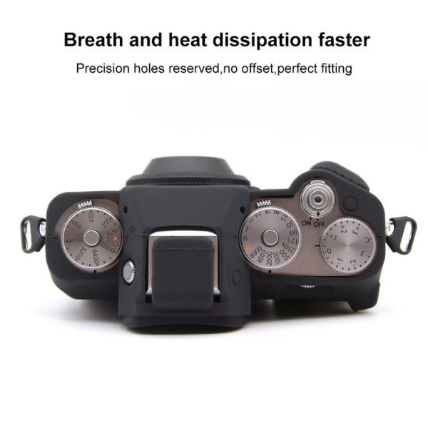 FUJIFILM X-T5 Soft Silicone Protective Case (Black) - Image 4