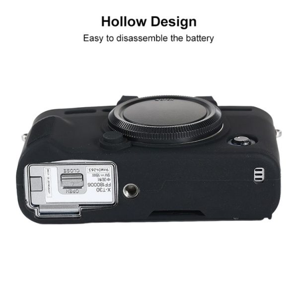 FUJIFILM X-T30 II Soft Silicone Protective Case (Black) - Image 6