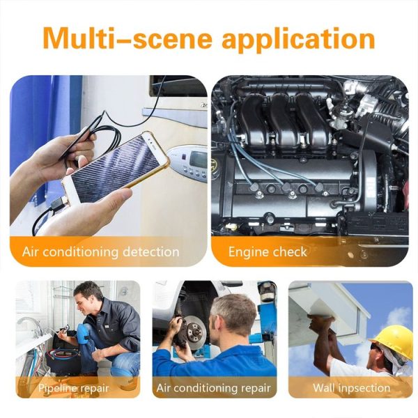 Inskam107 3.9mm 3 In 1 HD Waterproof Industry Digital Endoscope Inspection Camera, Length: 5m Hard Cable - Image 5
