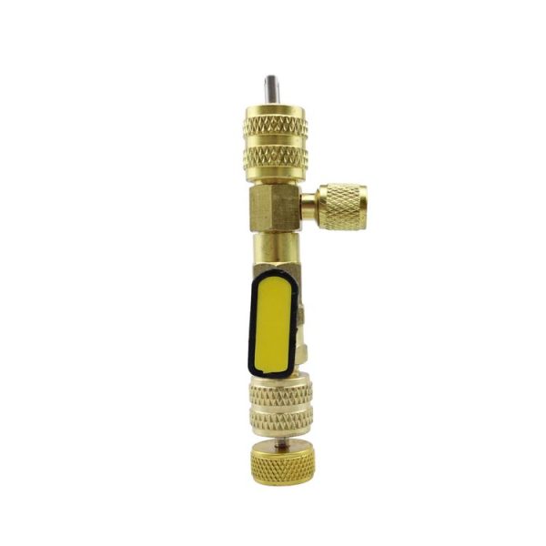 32pcs / Set T6 Air Conditioning Valve Core Remover Installer Tool with Dual Size SAE 1 / 4 and 5 / 16 Ports (Gold) - Image 2
