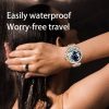 NX17 Pro 1.19 inch AMOLED Screen Steel Strap Smart Watch, Support Health Monitoring / Bluetooth Call (Gold) - Image 12