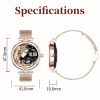 NX17 Pro 1.19 inch AMOLED Screen Steel Strap Smart Watch, Support Health Monitoring / Bluetooth Call (Gold) - Image 14