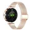 NX17 Pro 1.19 inch AMOLED Screen Steel Strap Smart Watch, Support Health Monitoring / Bluetooth Call (Gold) - Image 3