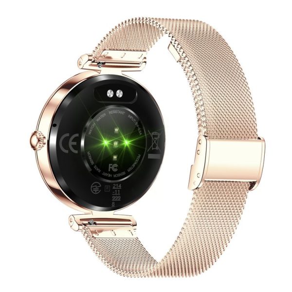 NX17 Pro 1.19 inch AMOLED Screen Steel Strap Smart Watch, Support Health Monitoring / Bluetooth Call (Gold) - Image 3