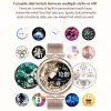 NX17 Pro 1.19 inch AMOLED Screen Steel Strap Smart Watch, Support Health Monitoring / Bluetooth Call (Gold) - Image 9