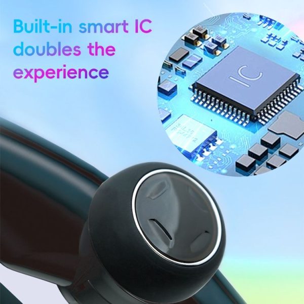 3R-2255 Car Steering Wheel Booster Ball Car Steering Wheel Turning Aid with Light (Black) - Image 7