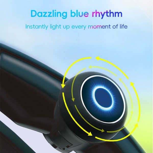3R-2255 Car Steering Wheel Booster Ball Car Steering Wheel Turning Aid with Light (Black) - Image 8