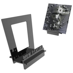 Acrylic Record Book Storage Display Stand (Black)