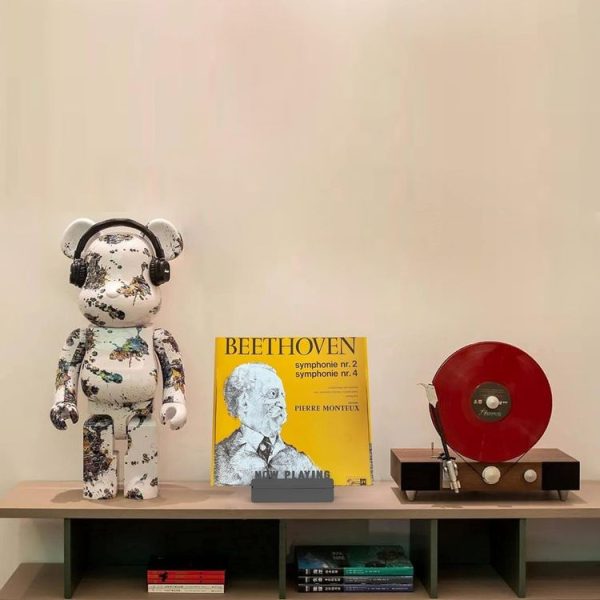 Acrylic Record Book Storage Display Stand (Black) - Image 6