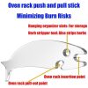 Acrylic Fish Shaped Oven Push Pull Rack Baking Push Pull Tool (Black) - Image 2