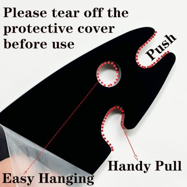 Acrylic Fish Shaped Oven Push Pull Rack Baking Push Pull Tool (Black) - Image 3